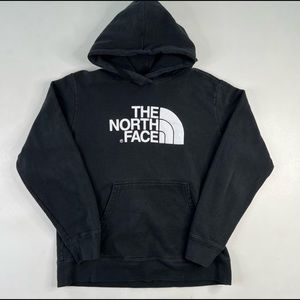 COPY - Vintage The North Face Big Logo Hoodie Black Sz L